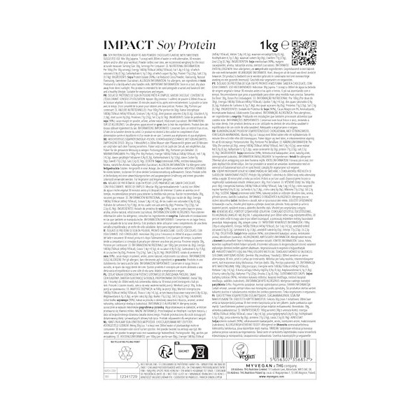 Soy Protein Isolate 1000 g Protéines de soja