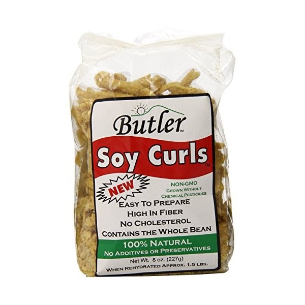 Butler Soy Curls, 8 oz. Bag by Butler Foods