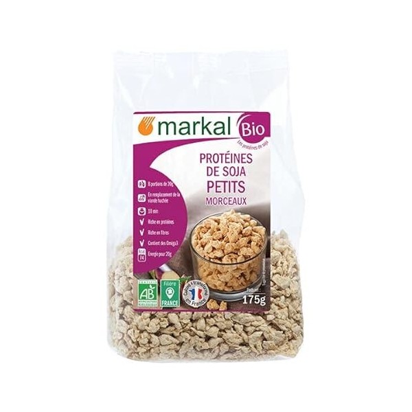 PROTÉINES SOJA FIN 175G, MARKAL, UNITÉ