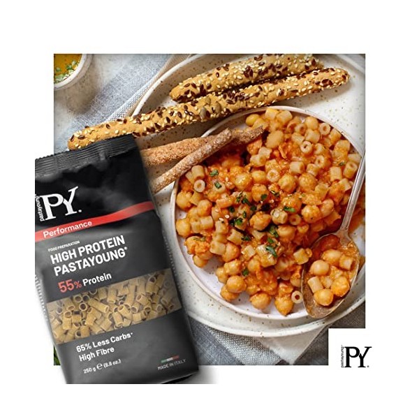 Pasta Young High Protein 55% Tubetti, 250 g Beutel