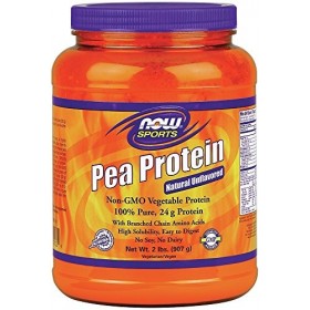 100% Pure Pea Protein Pack of 2 Now Foods 2 lbs Powder