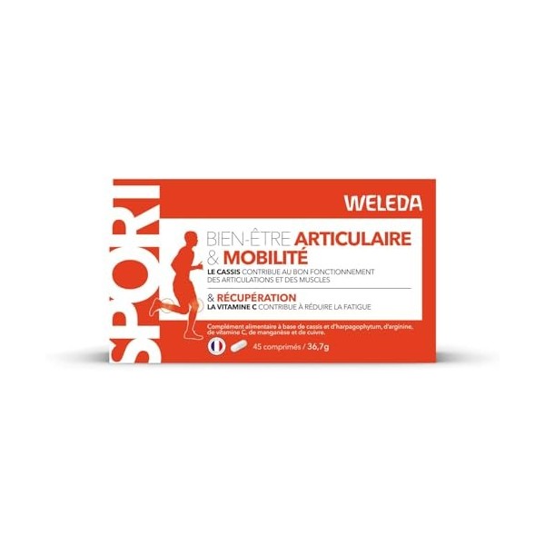 WELEDA Complément Alimentaire "Bien-Être Articulaire & Mobilité" – Cassis, Vitamine C, Cuivre et Manganèse, Articulations, Mu