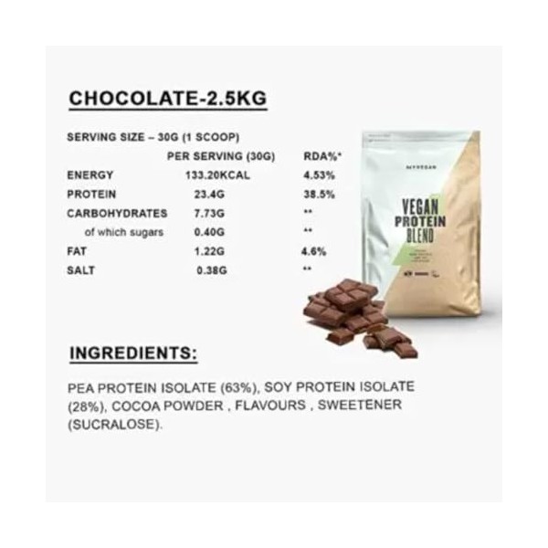 MyProtein FID60165 Vegan Protéine Blende