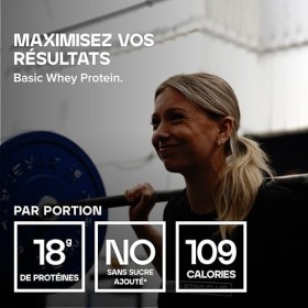 Bulk Basic Protéine en Poudre | Vanille | 1,25kg | 41 Portions | Jusqu’à 18g de Protéines Portion | Faible en Sucres | Formul...