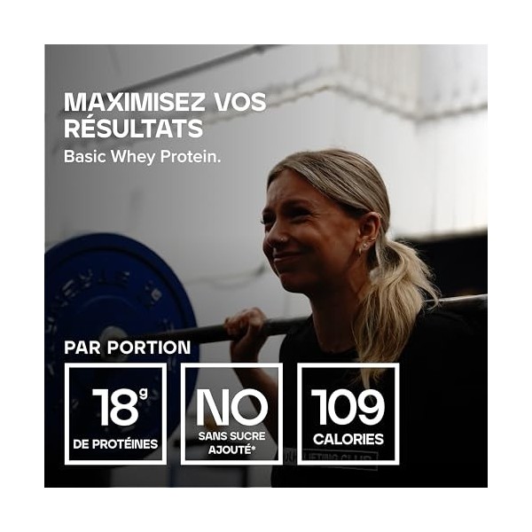 Bulk Basic Protéine en Poudre | Vanille | 1,25kg | 41 Portions | Jusqu’à 18g de Protéines Portion | Faible en Sucres | Formul...