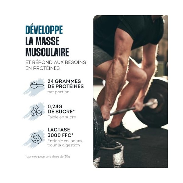 Impulse Nutrition - Whey Isolate Chocolat - Protéines et BCAA - 25g Protéines/Portion - Digestion Facilitée - Faible en Sucre...