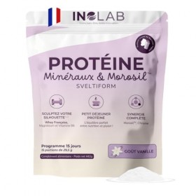 INOLAB Protéine Minceur 360 | Pure Whey Isolate + Morosil + Magnésium B6 + Chrome +Acérola | Musculation + perte de poids + É