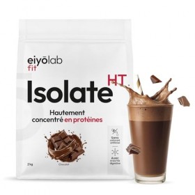 ISOLATE HT | Whey Isolat de Protéines en Poudre | Jusqu’à 88% de Protéines | Riche en BCAA + Glutamine | Musculation Rapide e...
