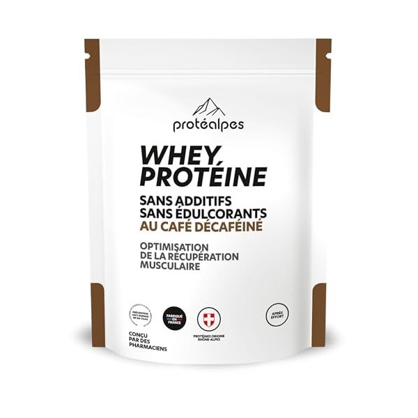 PROTÉALPES Whey Protéine Isolat sans édulcorants I Microfiltration à Froid I Made in France I Riche en BCAA I Haute Digestibi...