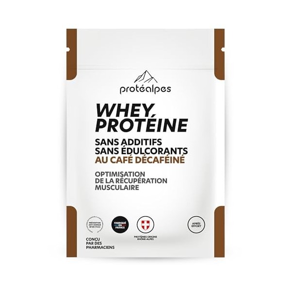 PROTÉALPES Whey Protéine Isolat sans édulcorants I Microfiltration à Froid I Made in France I Riche en BCAA I Haute Digestibi...