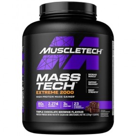 MuscleTech Mass-Tech Extreme 2000, Triple Chocolate Brownie EAN 631656259681 - 2720g