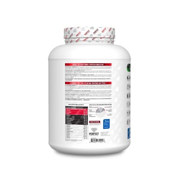 DIESEL New Zealand Whey Protéine Isolate Nourri à lHerbe/Stevia Sucré/Aromatisé Naturellement Banane 2,27 kg