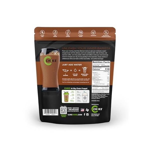 Chike Nutrition Chike Nutrition Mocha High Protéine Café glacé