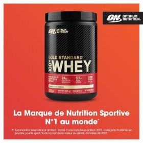 Optimum Nutrition Gold Standard 100% Whey, Poudre de Protéines pour Construction et Récupération Musculaire, avec Glutamine e...
