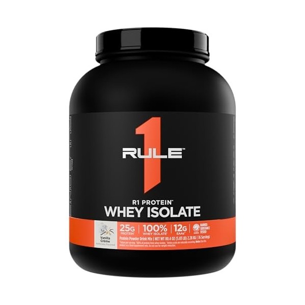 Rule One R1 Protein, Vanilla Creme - 2280g