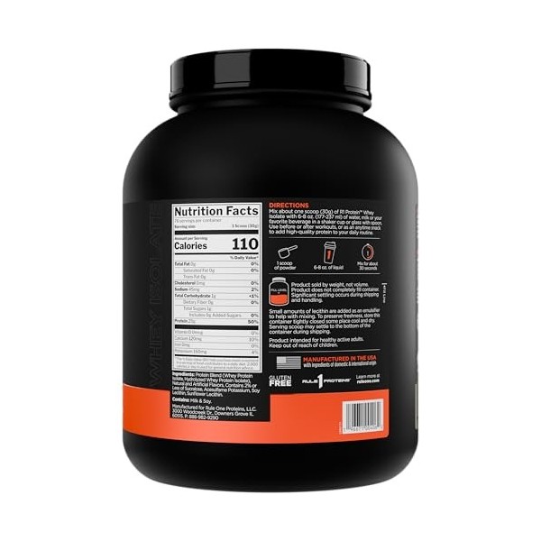 Rule One R1 Protein, Vanilla Creme - 2280g