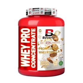 Beverly Whey Pro - Concentré de protéines de lactosérum - 2 kg - 28 g de protéines par portion - 58 portions - Tonifie et aug...
