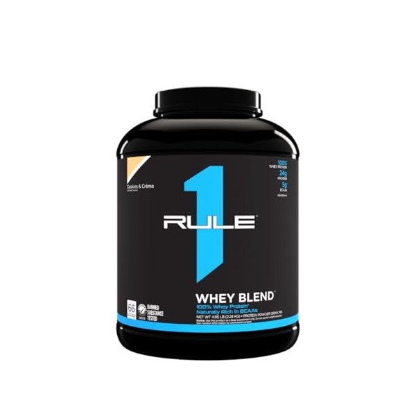 Rule1 R1 Whey Blend Toasted Cinnamon Cereal 2240 g Protéines whey