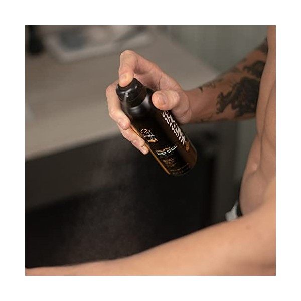 MANSCAPED™ UltraPremium Hydrating Body Spray, Non-Greasy Quick Drying Spray-On Moisturizer Formula with Red Algae and Hyaluro