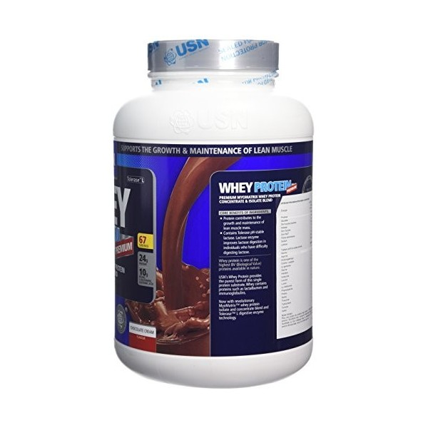 USN Whey Protein Premium Chocolat 2.28 kg Protéines whey