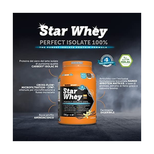 Star Whey Isolate Vanilla 750g