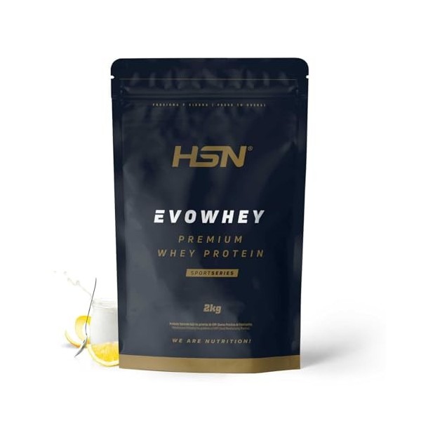 Whey Protein Concentrate WPC de HSN – Concentré de Protéine de Sérum Evowhey 2.0 – Convient aux Végétariens, Sans Gluten, S P...