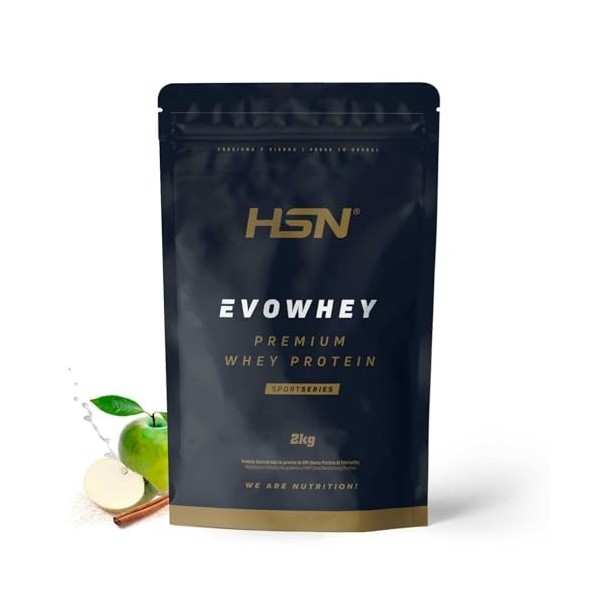 Whey Protein Concentrate WPC de HSN – Concentré de Protéine de Sérum Evowhey 2.0 – Convient aux Végétariens, Sans Gluten, S P...