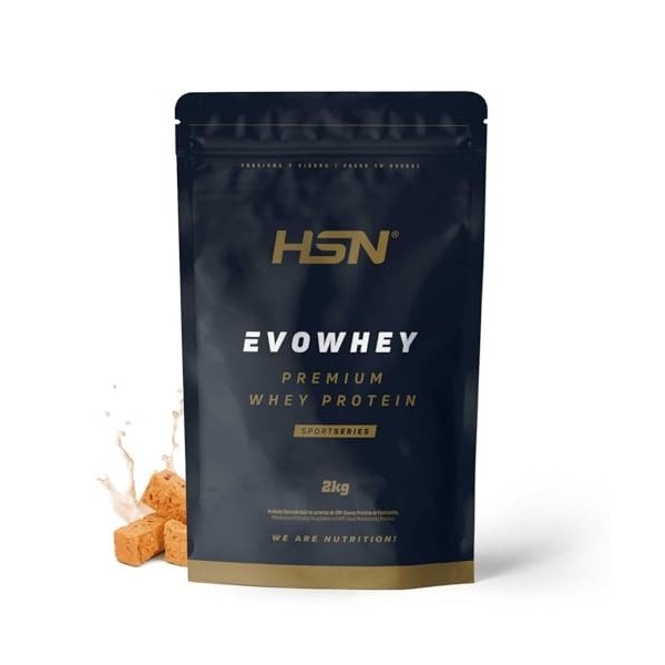 Whey Protein Concentrate WPC de HSN – Concentré de Protéine de Sérum Evowhey 2.0 – Convient aux Végétariens, Sans Gluten, S P...