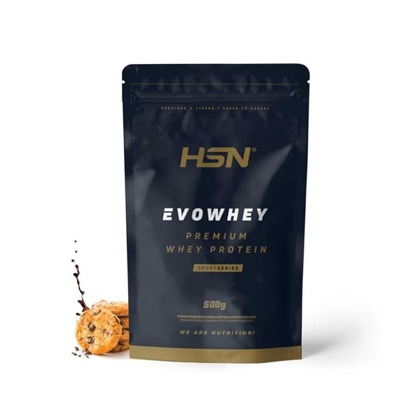 Whey Protein Concentrate WPC de HSN – Concentré de Protéine de Sérum Evowhey 2.0 – Convient aux Végétariens, Sans Gluten, S P...