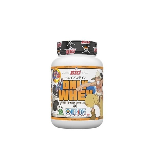 BIG - Whey One Piece - Edition exclusive avec 12 tasses à collectionner. Matière première Premium. Whey Protein pour masse mu...