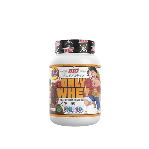 BIG - Whey One Piece - Edition exclusive avec 12 tasses à collectionner. Matière première Premium. Whey Protein pour masse mu...