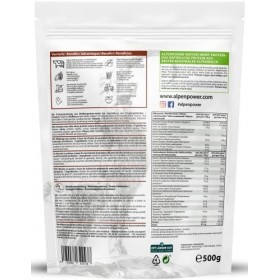 AlpenPower Whey Isolat Poudre de protéines au chocolat 500 g – Ingrédients 100 % naturels, sans édulcorants – Nourriture à l ...