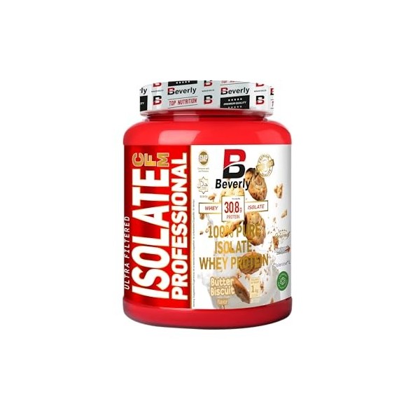 Beverly Isolate CFM - Isolat de protéines de lactosérum Lacprodan - 2 kg - 30 g de protéines par portion - 58 portions - Toni...