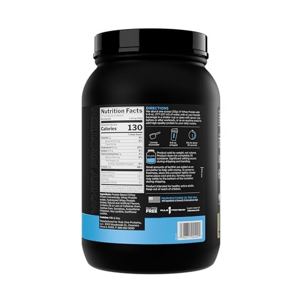 Rule One R1 Whey Blend, Vanilla Ice Cream - 891g