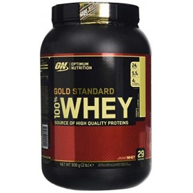 Optimum Nutrition 100% Whey Gold Standard, 2 LB Dose French Vanilla Creme Protéines whey