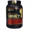 Optimum Nutrition 100% Whey Gold Standard, 2 LB Dose French Vanilla Creme Protéines whey