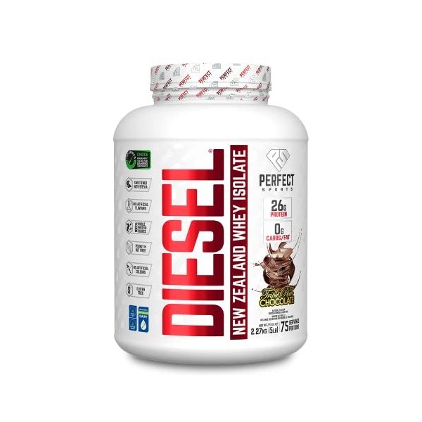 Perfect Sports Diesel New Zealand Whey Isolate Triple Rich Dark Chocolate 5LB