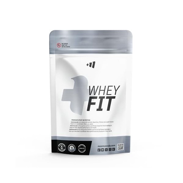 MASmusculo - MM Fit Line - Whey FIT - Whey Protein - Whey Protein - 2 kg - Sachet pour 2 mois - Régénération musculaire - Amé...