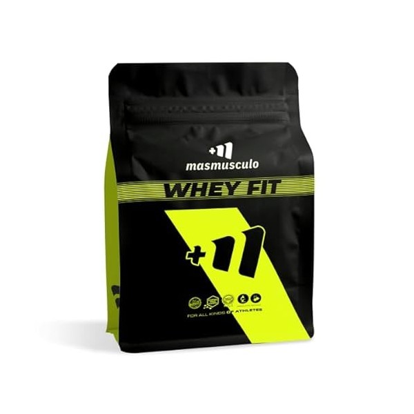 MASmusculo - MM Fit Line - Whey FIT - Whey Protein - Whey Protein - 2 kg - Sachet pour 2 mois - Régénération musculaire - Amé...
