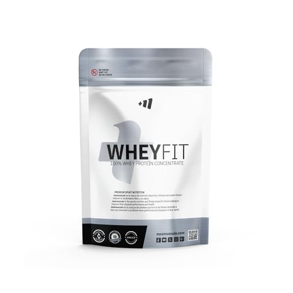 MASmusculo - MM Fit Line - Whey FIT - Whey Protein - Whey Protein - 2 kg - Sachet pour 2 mois - Régénération musculaire - Amé...