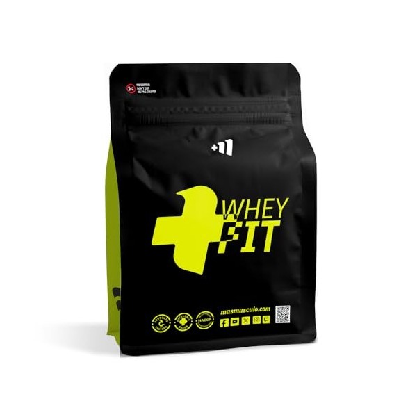 MASmusculo - MM Fit Line - Whey FIT - Whey Protein - Whey Protein - 2 kg - Sachet pour 2 mois - Régénération musculaire - Amé...