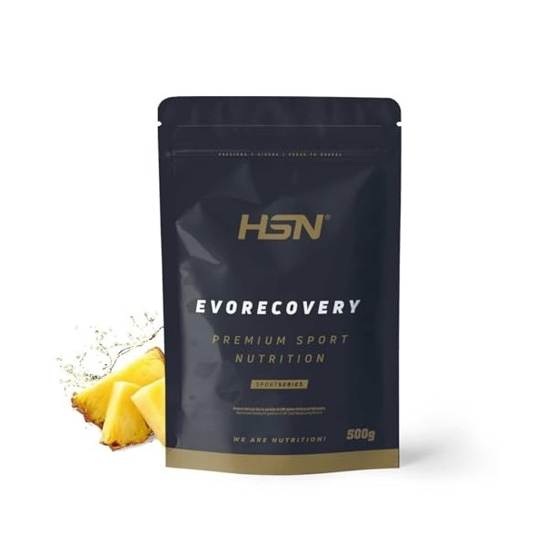 HSN Evorecovery Récupérateur | Neutre 500 g | Smoothie post-entraînement avec protéines hydrolysées Clear acides aminés gluci...