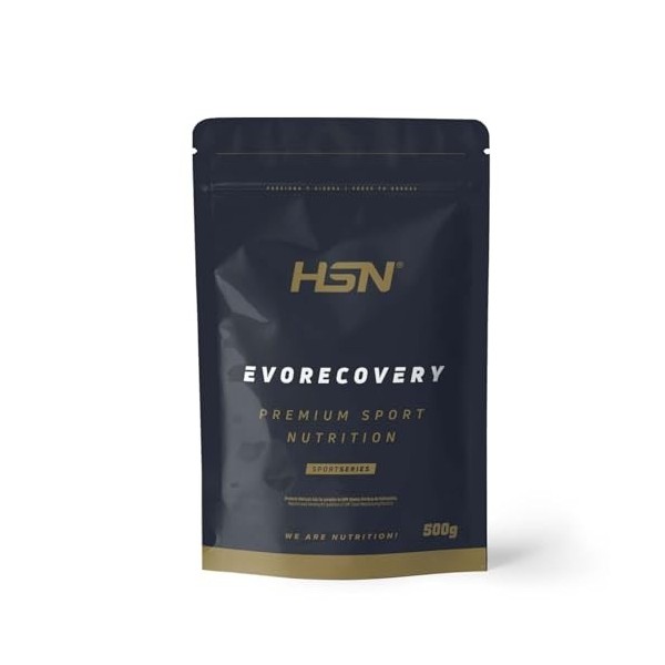 HSN Evorecovery Récupérateur | Neutre 500 g | Smoothie post-entraînement avec protéines hydrolysées Clear acides aminés gluci...