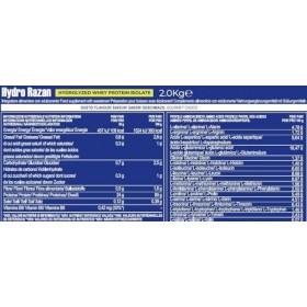 Yamamotò Hydro Razan 2 kg - whey, protéines isolées et hydrolysées. Sans gluten, Sans Lactose- Certification Grass Fed 2 kg, ...