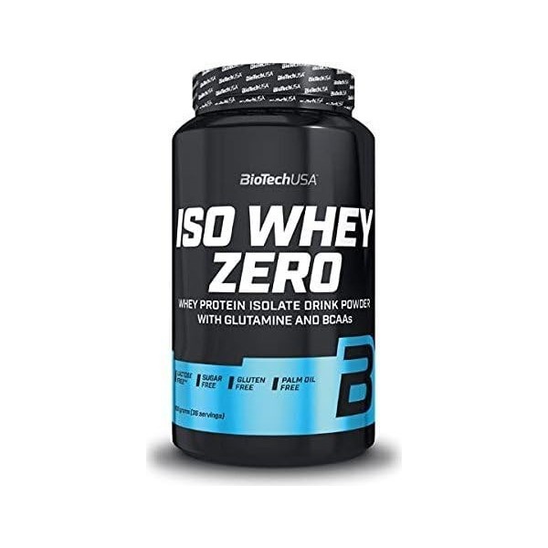 BioTechUSA Iso Whey Zero Biscuit noir EAN 5999076255214 – 908 g
