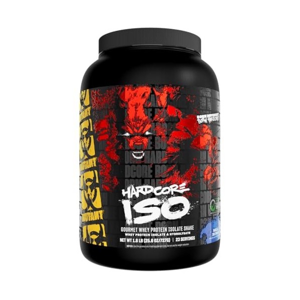 Mutant ISO Surge Poudre disolat de protéine de lactosérum agit rapidement pour aider à récupérer, développer les muscles, vo