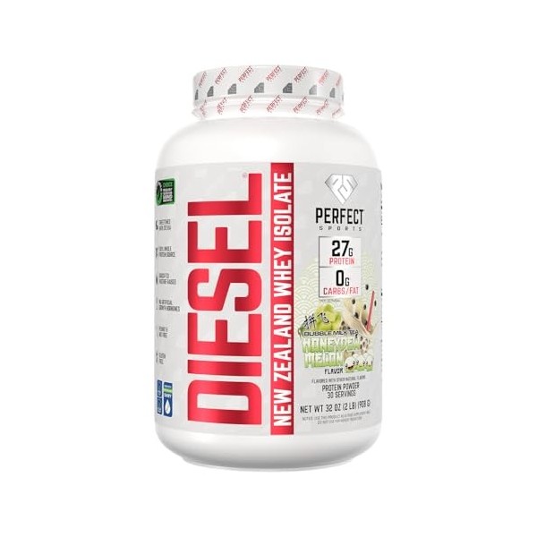 Perfect Sports Diesel 100% New Zealand Whey Isolate 5lbs Sans saveur - Protéines - Isolat de protéines de lactosérum Protéine...