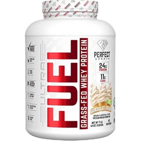 Perfect Sports Ultra Fuel Grass-Fed Whey Protein 4lbs Crème glacée à la vanille - Protéines - Concentré de protéines de lac