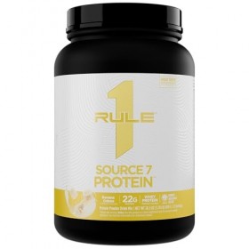 Rule1 Source7 Protein 2lbs Crème à la banane - Protéines - Mélange de protéines Protéines whey