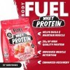 Bodyfuel Whey Protein Powder, Strawberry Ice Cream, 900g, 20g Protein, 27 Servings, Halal Certified, Muscle Recovery